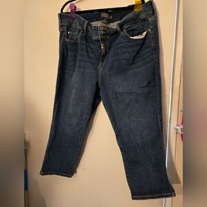 Torrid High-Rise Super Soft 3 button Crop Jegging 24R